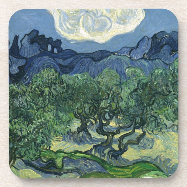 Olive Trees by Van Gogh Coaster (Front)