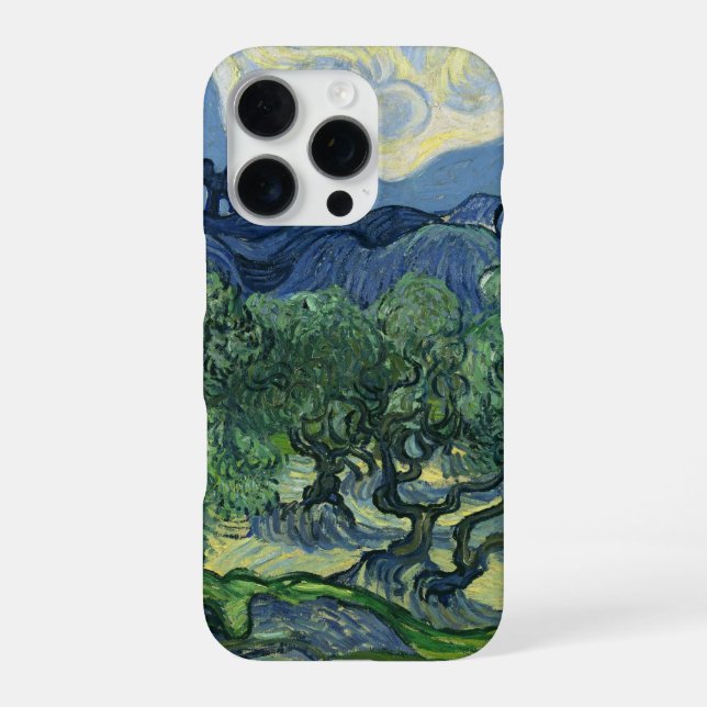 Olive Trees by Van Gogh iPhone Case (Back)