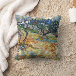 Olive Trees by Vincent Van Gogh Cushion