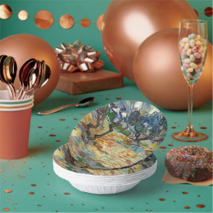 Olive Trees by Vincent Van Gogh Paper Plate