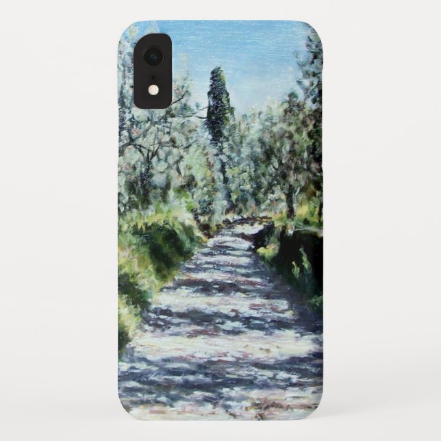 OLIVE TREES IN RIMAGGIO Case-Mate iPhone CASE (Back)