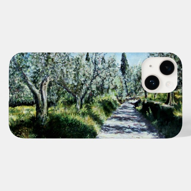 OLIVE TREES IN RIMAGGIO / Tuscany Landscape Case-Mate iPhone Case (Back (Horizontal))