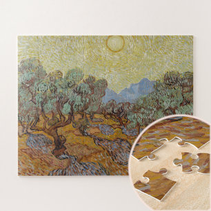 Olive Trees, Vincent van Gogh  Jigsaw Puzzle