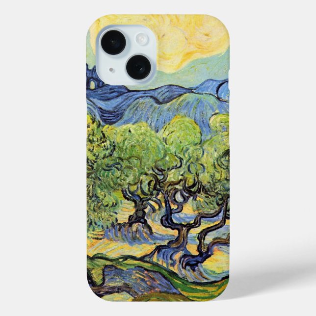 Olive Trees with Alpilles by Vincent van Gogh Case-Mate iPhone Case (Back)