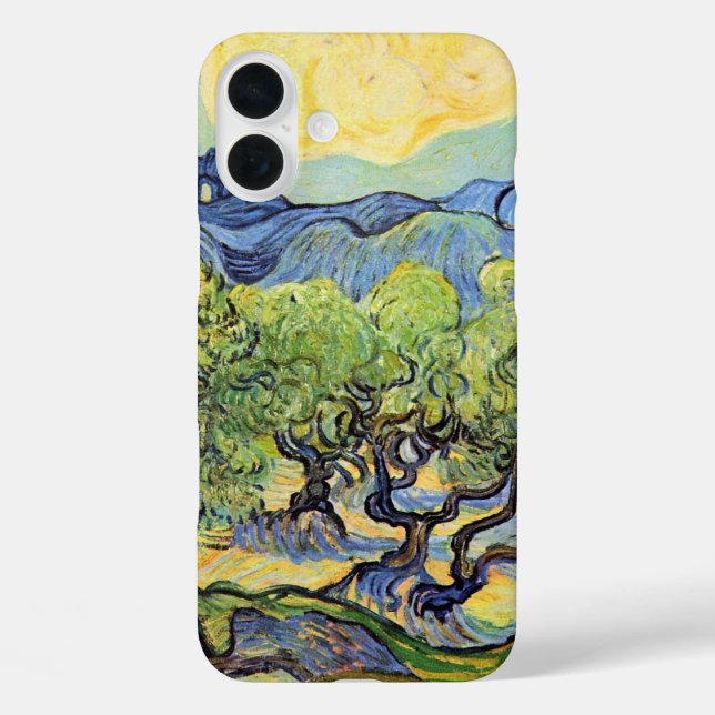Olive Trees with Alpilles by Vincent van Gogh Case-Mate iPhone Case (Back)