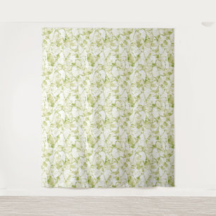 olive-white abstract fashionable modern pattern tapestry