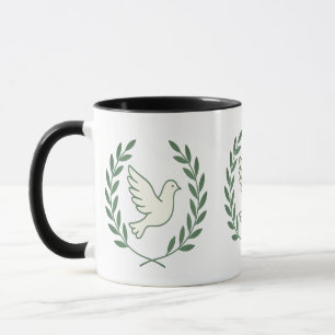 Olive Wreath – Peace Symbol Mug
