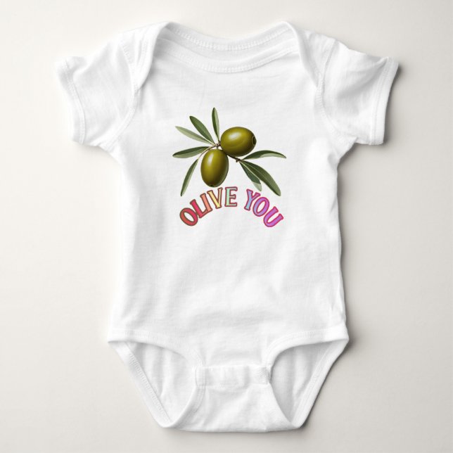 OLIVE YOU BABY BODYSUIT (Front)