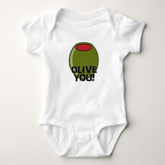 Olive You Baby Bodysuit