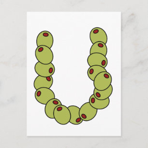 Olive You "I Love You" Postcard