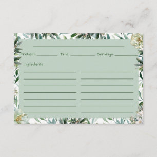 Olive You Recipe Card