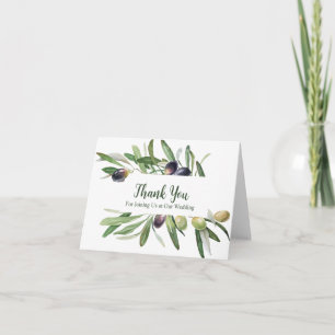 Olive You Small, 4" x 5.6" Folded Note Card