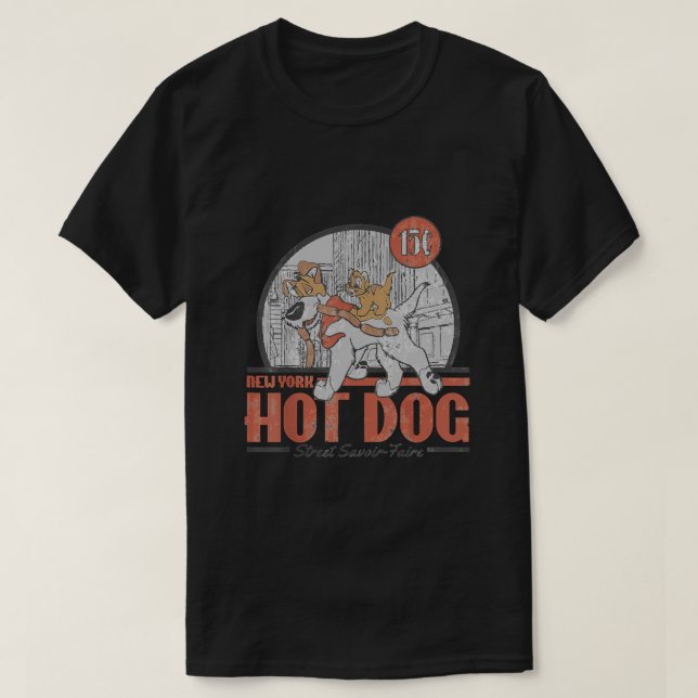 Oliver & Company New York Hot Dog   T-Shirt (Design Front)