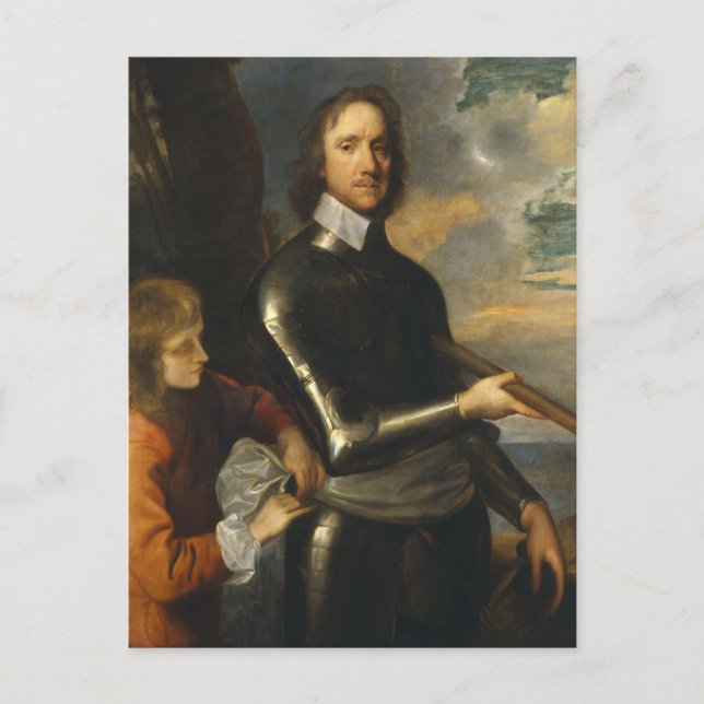 Oliver Cromwell by Robert Walker Postcard (Front)