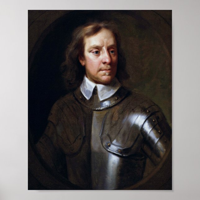 Oliver Cromwell by Samuel Cooper Poster (Front)