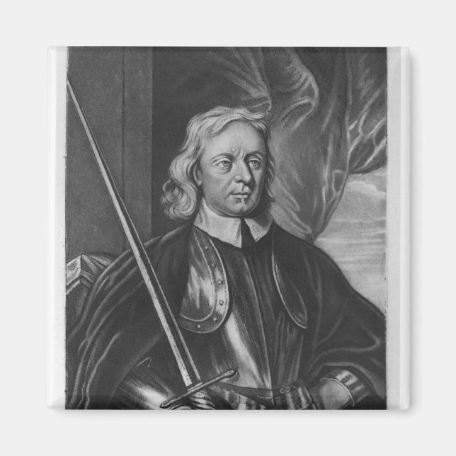 Oliver Cromwell  illustration Magnet (Front)