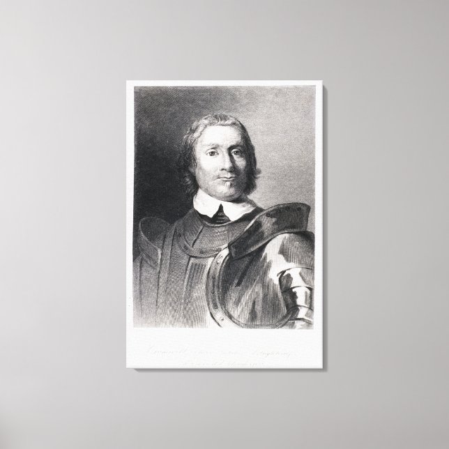 Oliver Cromwell , Lord Protector of England Canvas Print (Front)