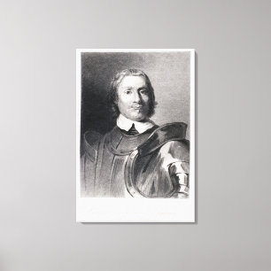 Oliver Cromwell , Lord Protector of England Canvas Print