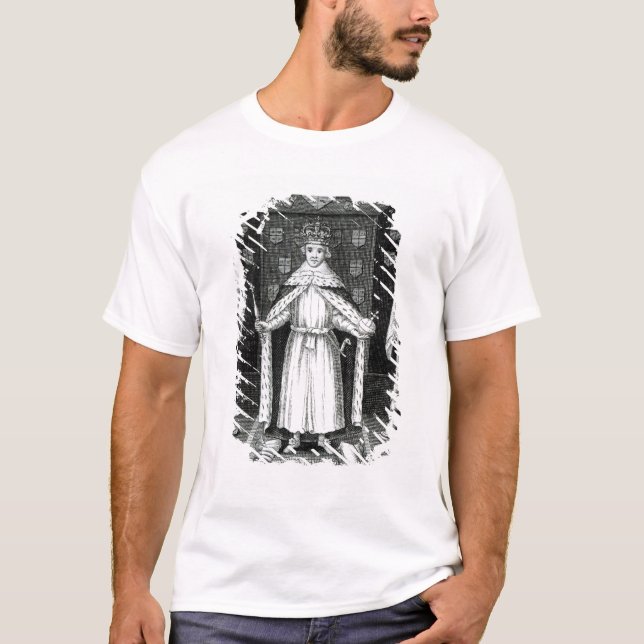 Oliver Cromwell  standing in state; T-Shirt (Front)
