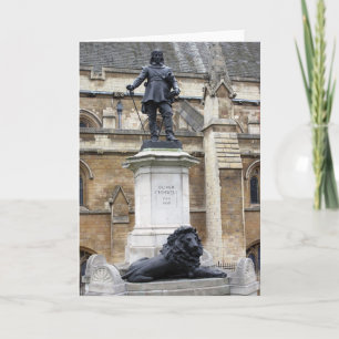 Oliver Cromwell Statue - Parliament Greeting Card