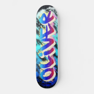 OLIVER Customised Graffiti Skateboard