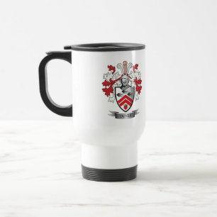 Oliver Family Crest Coat of Arms Travel Mug