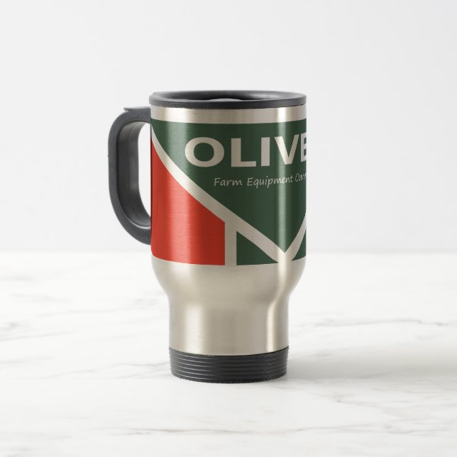 Oliver Farming Equipment Travel Mug (Front Left)