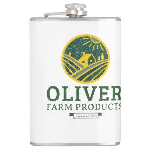 Oliver Farming Hip Flask