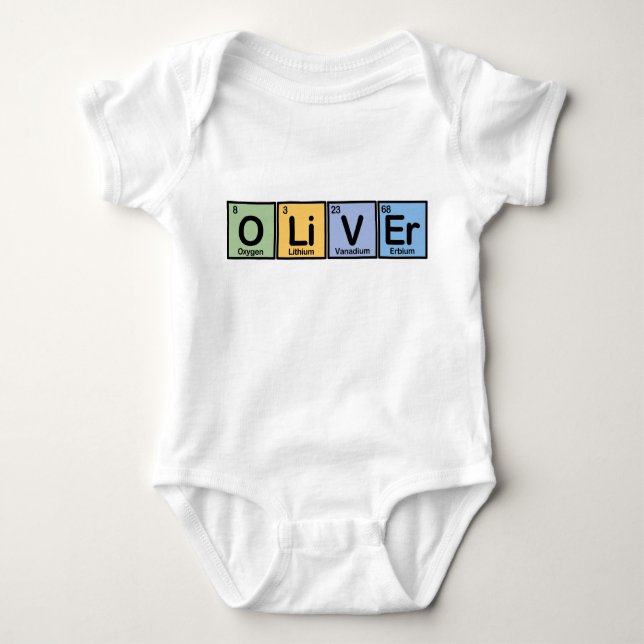 Oliver made of Elements Baby Bodysuit (Front)