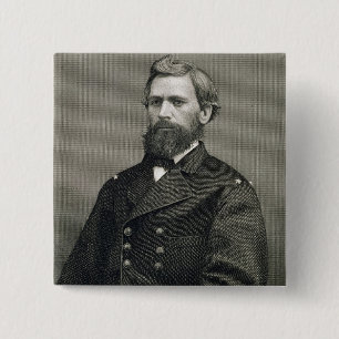 Oliver Otis Howard (1830-1909), engraved by Robert 15 Cm Square Badge