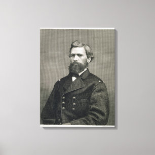 Oliver Otis Howard (1830-1909), engraved by Robert Canvas Print