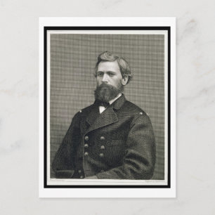Oliver Otis Howard (1830-1909), engraved by Robert Postcard