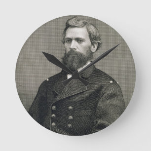 Oliver Otis Howard (1830-1909), engraved by Robert Round Clock