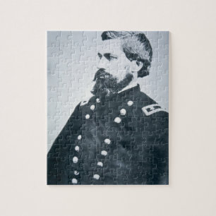 Oliver Otis Howard (b/w photo) Jigsaw Puzzle