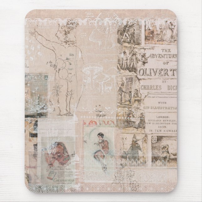 Oliver Pink — Mouse Pad (Front)