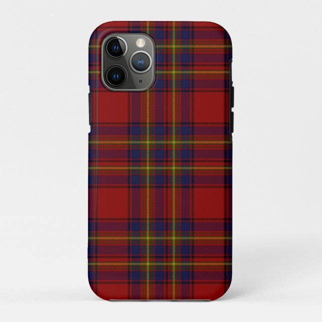 Oliver tartan red yellow blue plaid Case-Mate iPhone case (Back)