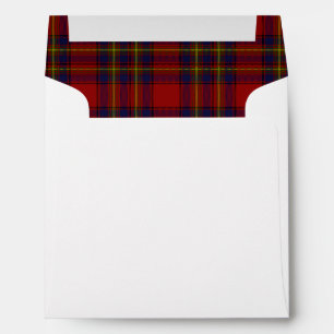 Oliver tartan red yellow blue plaid envelopes