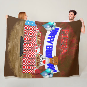 Oliver The Otter is 6 Years Old! Happy Birthday Fleece Blanket