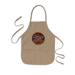 Oliver The Otter is 6 Years Old! Happy Birthday Kids Apron