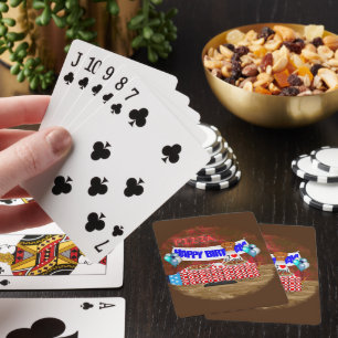 Oliver The Otter is 6 Years Old! Happy Birthday Playing Cards