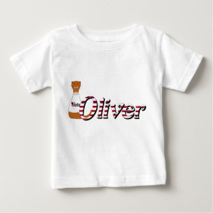 Oliver The Otter Says Get Out and Vote! Baby T-Shirt