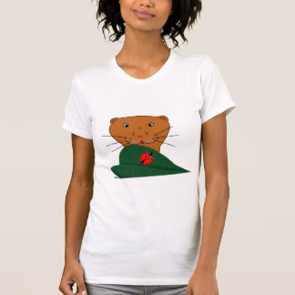 Oliver The Otter Studies a Ladybug  T-Shirt