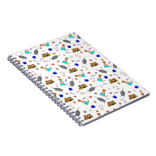 Oliver The Otter Summer Beach Vacation Pattern Notebook