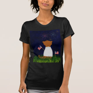 Oliver The Otter Watching Fireworks T-Shirt