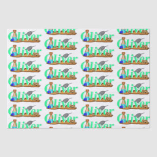 Oliver The Otter's at the Beach Tissue Paper