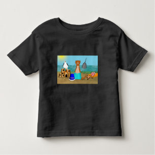 Oliver The Otter's Beach Vacation Toddler T-Shirt