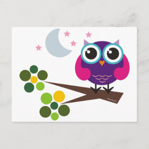 oliver, the owl postcard