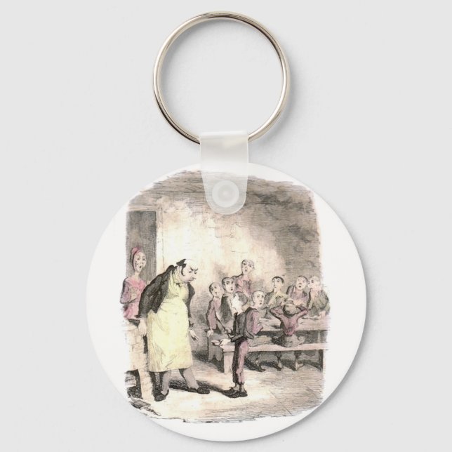 Oliver Twist Asks for More Key Ring (Front)