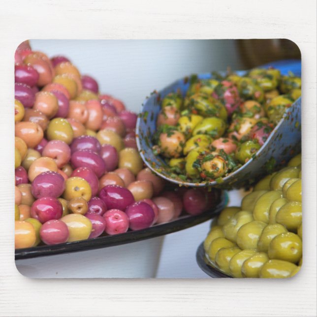 Olives At Market Mouse Pad (Front)