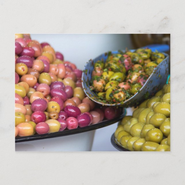 Olives At Market Postcard (Front)